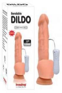 Solid dildo 10'' vibrating