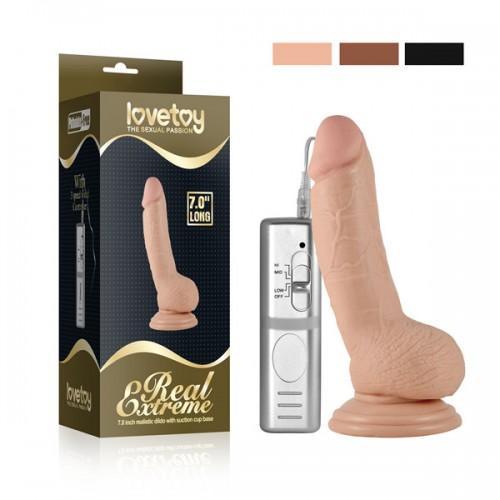 Realistik titreşimli 7 inch penis 